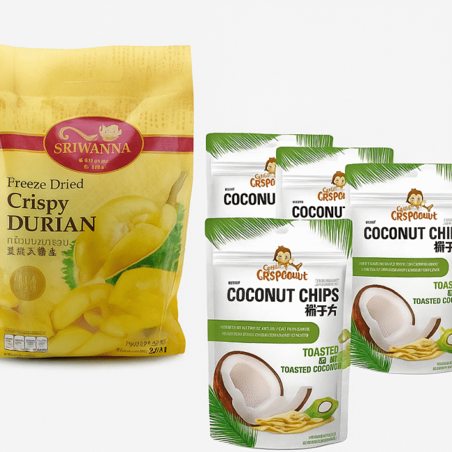 מארז פירות מיובשים אקזוטי קוקוס ודוריאן