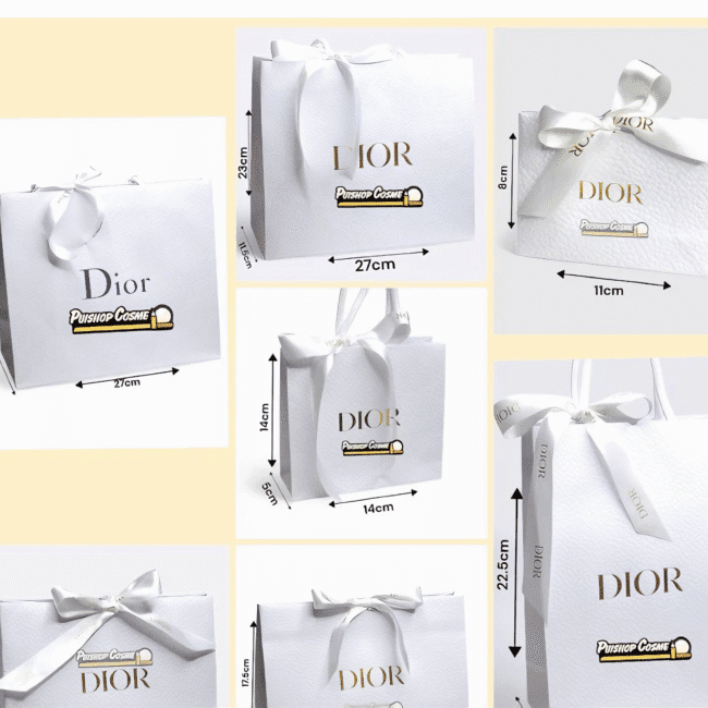 שקיות מתנה יוקרתיות בעיצוב Dior
