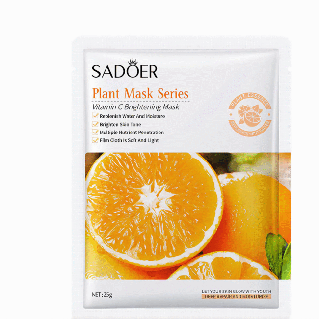 מארז מסכות פנים ויטמין C להבהרה וריענון