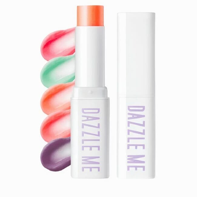 סט 5 שפתוני לחות בטעמים טבעיים 🍓🥑🍑🍇🍊