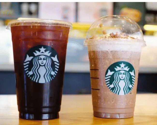 סט 3 כוסות סטארבקס קרות (פלסטיק)