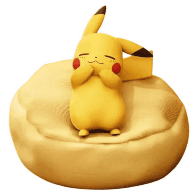 פיקאצ'ו נינוח  דמות אספנות על כרית רכה