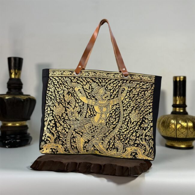 תיק בד "קרוט יוט נאק" בעיצוב תאילנדי יוקרתי