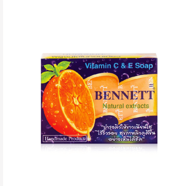 סבון פנים וגוף Bennett בניחוח תפוז מועשר בוויטמינים C ו E