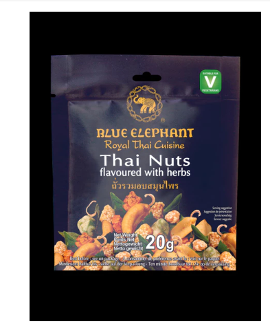 חטיף אגוזים תאילנדי בתיבול צמחי תבלין