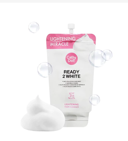 קצף ניקוי פנים הבהרה וזוהר