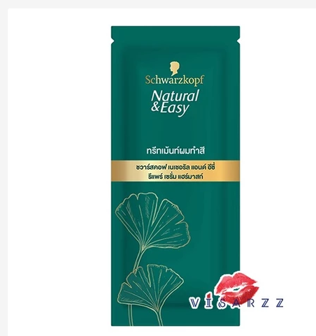 Schwarzkopf Natural & Easy מסכת שיער משקמת לשיער צבוע, מארז 6 יחידות