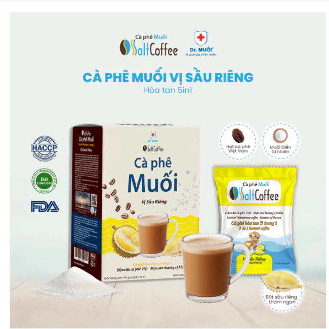 קפה וייטנאמי עם מלח ודוריאן