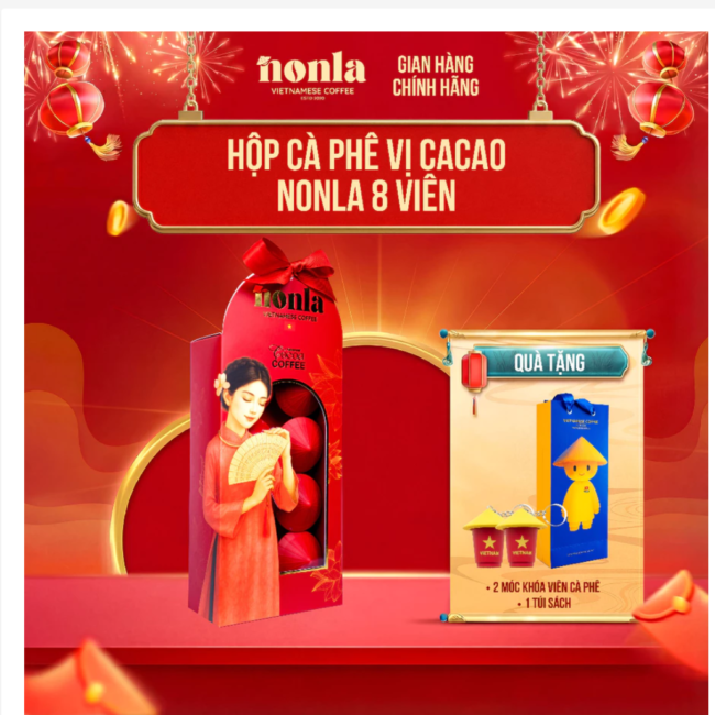 קפסולות קפה NONLA בטעם קקאו ללא סוכר