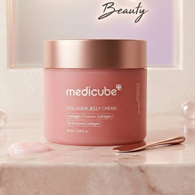 MEDICUBE Collagen Jelly Cream, קרם ג׳לי קולגן למראה עור מוצק וזוהר