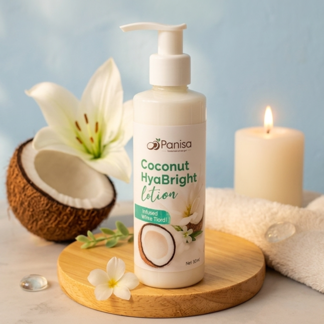 קרם גוף קוקוס וחומצה היאלורונית Coconut Hya Body Lotion
