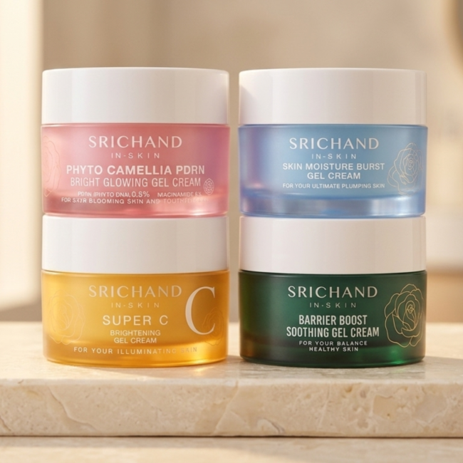 Srichand Gel Cream – ג׳ל קרם פנים תאילנדי 50 מ״ל לבחירת פורמולה