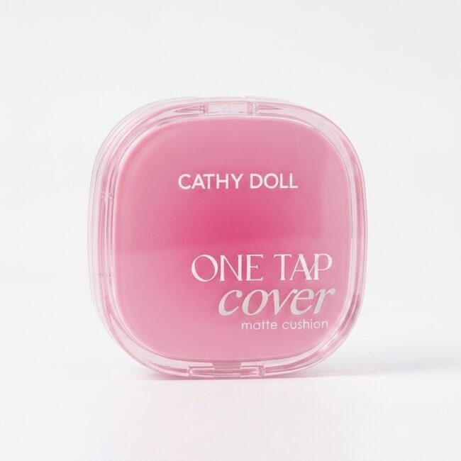 מייקאפ קושן מאט Cathy Doll עם מקדם הגנה SPF50+ PA++++ – כיסוי גבוה 12 גרם