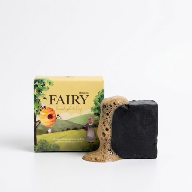 סבון פילינג תאילנדי Fairy עם תה ירוק וגלוטתיון – לעור חלק, זוהר ורענן